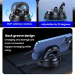 Car Navigation Stand Car Phone Holder 360 Rotating Powerful Adsorption Dashboard Multifunctional Phone Holder - Image 13