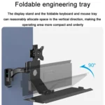 Monitor Bracket Industrial Equipment Cabinet Wall Mount All-In-One Stand Mouse Keyboard Bracket - Image 5