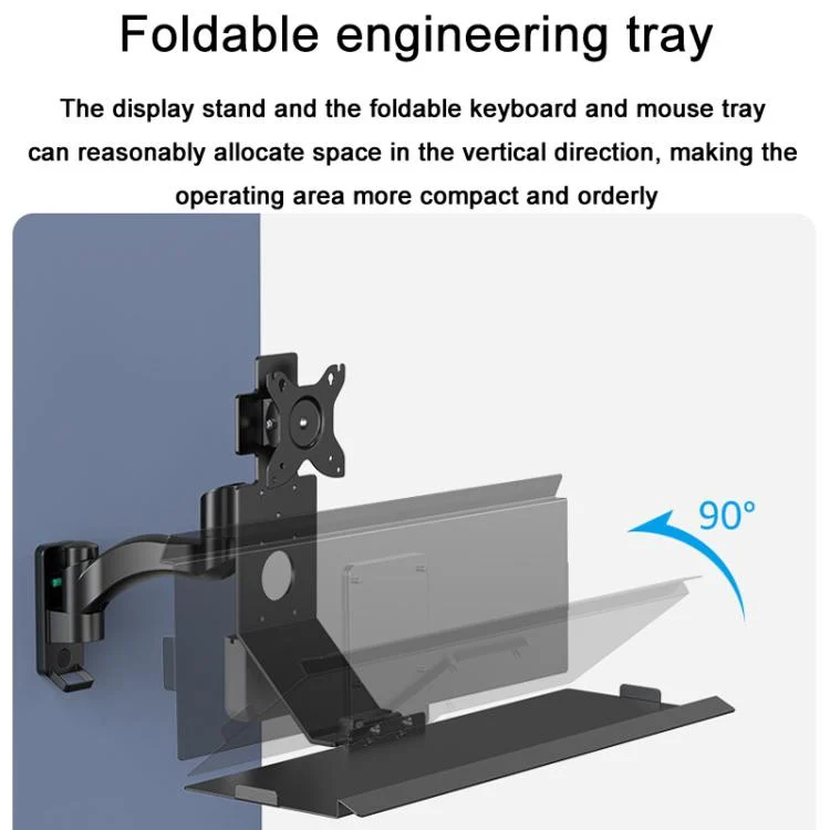 TBD06060198_B4.webp Monitor Bracket Industrial Equipment Cabinet Wall Mount All-In-One Stand Mouse Keyboard Bracket - Image 5
