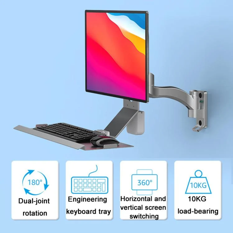 TBD06060198_B7.webp Monitor Bracket Industrial Equipment Cabinet Wall Mount All-In-One Stand Mouse Keyboard Bracket - Image 8