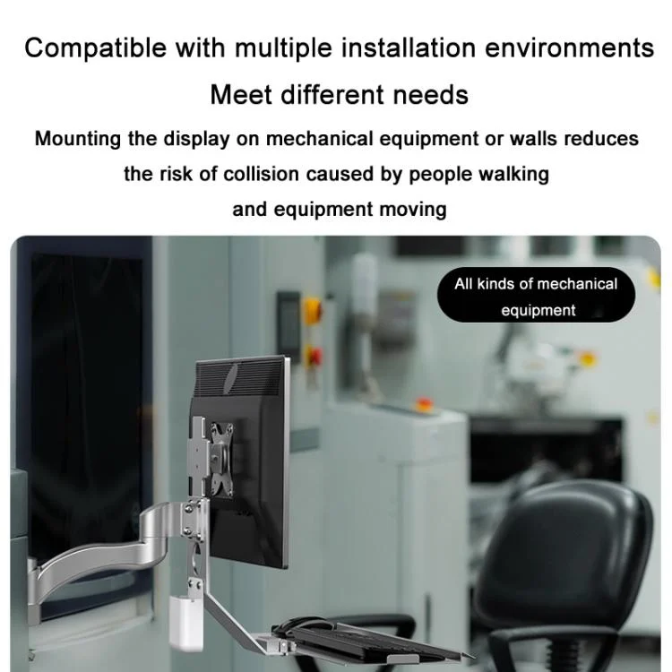 TBD06060198_B8.webp Monitor Bracket Industrial Equipment Cabinet Wall Mount All-In-One Stand Mouse Keyboard Bracket - Image 9