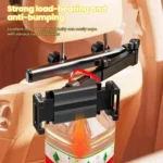 Telescopic Car Rear Pillow Phone Tablet Holder 2-section Folding Headrest Bracket - Image 4