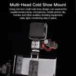 XILETU XDS-15 Multi-head Cold Shoe Mount Adapter for Camera Flash, Microphone, LED Light - Image 3