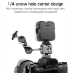 XILETU XDS-15 Multi-head Cold Shoe Mount Adapter for Camera Flash, Microphone, LED Light - Image 5