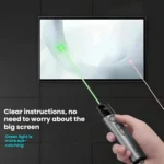 ASiNG A17 Pro Dual Mode Wireless Laser Presentation Pointer - USB/Bluetooth Rechargeable Adjustable Brightness - Image 3