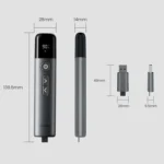 ASiNG A17 Pro Dual Mode Wireless Laser Presentation Pointer - USB/Bluetooth Rechargeable Adjustable Brightness - Image 9