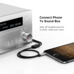 QGeeM 2RCA to 3.5mm Jack Audio Cable Gold-Plated Stereo Aux Cord for Home Theater, DVD Player,Hi-Fi Systems - Image 4