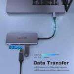 QGeeM 9 In 1 USB-C/Type-C Docking Station Hub VGA+2xHDMI+PD 87W+USB2.0/USB3.0+SD/Micro SD+3.5mm - Image 5