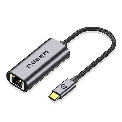 LAN Converter Gigabit Ethernet Adapter for Laptop, PC, Smartphone, Plug & Play Cable Length 15cm