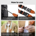 Universal Camera Shoulder Strap Double Locking Portable Camera Accessories - Image 7