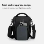 Lightweight Portable Leather Film Material Camera Crossbody Bag - Image 6