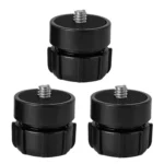 3pcs 1/4 Screw Connector Car Tuning Accessories Plastic Head 17mm Ball Head Cell Phone Holder