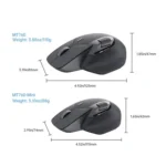 Rapoo Wireless Triple Mode Mice Ergonomic Desktop Laptop Business Office Mouse - Image 3