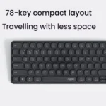 Rapoo E9000G Wireless Bluetooth Keyboard Computer Laptop Cell Phone Keyboard - Image 3