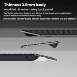 Rapoo E9000G Wireless Bluetooth Keyboard Computer Laptop Cell Phone Keyboard - Image 4