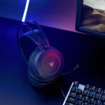 Rapoo VH160 Gaming Headset RGB PC Virtual 7.1 Channel Noise Reduction Headset With MIC - Image 2