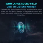 Rapoo VH160 Gaming Headset RGB PC Virtual 7.1 Channel Noise Reduction Headset With MIC - Image 6