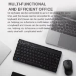Rapoo 8000GT Bluetooth / 2.4G Wireless Keyboard Mice Set Laptop Tablet Cell Phone Keyboard And Mouse - Image 3