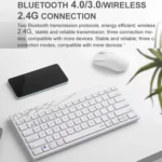 Rapoo 8000GT Bluetooth / 2.4G Wireless Keyboard Mice Set Laptop Tablet Cell Phone Keyboard And Mouse - Image 4
