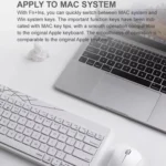 Rapoo 8000GT Bluetooth / 2.4G Wireless Keyboard Mice Set Laptop Tablet Cell Phone Keyboard And Mouse - Image 5