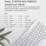 Rapoo 8000GT Bluetooth / 2.4G Wireless Keyboard Mice Set Laptop Tablet Cell Phone Keyboard And Mouse - Image 6