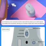 Rapoo MT560 3-Mode Wireless Bluetooth Mouse Ergonomic Desktop Laptop Mouse - Image 5