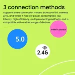 Rapoo MT560 3-Mode Wireless Bluetooth Mouse Ergonomic Desktop Laptop Mouse - Image 10