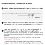 Rapoo E9050L Tri-mode Bluetooth Wireless Keyboard Silent Laptop Keyboard - Image 13