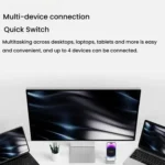 Rapoo E9050L Tri-mode Bluetooth Wireless Keyboard Silent Laptop Keyboard - Image 5