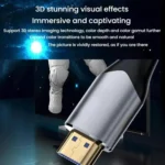 VegGieg W-H4 8K HDMI 2.1 Cable TV Set-Top Box Computer Connection Monitor Projector Video HD Cable - Image 5