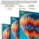 VegGieg V-H301 HDMI 2.0 HD Cable 4K 60Hz TV Set-Top Box Computer Monitor Projection Video Cable - Image 7