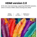 VegGieg HHI HDMI 2.0 HD Cable 4K 60Hz Television Computer Monitor Projector Video Connection Cable - Image 7