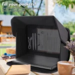 16-Inch Laptop Bag Sun Shade Foldable Anti-Glare Privacy Screen Cover for Outdoor Use - Image 3