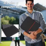 16-Inch Laptop Bag Sun Shade Foldable Anti-Glare Privacy Screen Cover for Outdoor Use - Image 4