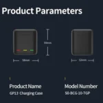 For GoPro HERO13 Black TELESIN 3 Slots Charging Case Compact Storage Box - Image 9