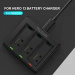 For GoPro HERO13 Black TELESIN 3 Slots Charging Base Action Camera Accessories - Image 2