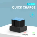 For GoPro HERO13 Black TELESIN 3 Slots Charging Base Action Camera Accessories - Image 4