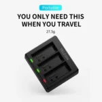 For GoPro HERO13 Black TELESIN 3 Slots Charging Base Action Camera Accessories - Image 5