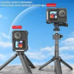 HEPAIL AC68 Aluminum Alloy Rabbit Cage Frame For GoPro HERO13 Black /12 Black /11 Black /10 Black /9 Black - Image 2