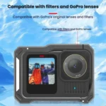 HEPAIL AC68 Aluminum Alloy Rabbit Cage Frame For GoPro HERO13 Black /12 Black /11 Black /10 Black /9 Black - Image 3