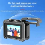 HEPAIL AC68 Aluminum Alloy Rabbit Cage Frame For GoPro HERO13 Black /12 Black /11 Black /10 Black /9 Black - Image 5