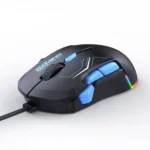 MKESPN 12800 DPI Ambidextrous Wired Gaming Mouse - 10 Programmable Buttons, RGB Customization, Symmetrical Design