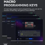 15-Key Wireless Tri-Mode Mechanical Gaming Keyboard Hot-Swappable, RGB Backlit, Macro Programmable - Image 9