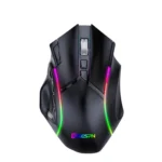 MKESPN W605 Triple-Mode 24000 DPI 12-key Wireless Gaming Mouse Macro Customization