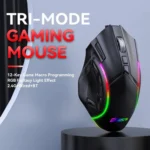 MKESPN W605 Triple-Mode 24000 DPI 12-key Wireless Gaming Mouse Macro Customization - Image 2