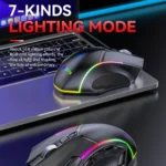 MKESPN W605 Triple-Mode 24000 DPI 12-key Wireless Gaming Mouse Macro Customization - Image 4