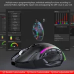 MKESPN W605 Triple-Mode 24000 DPI 12-key Wireless Gaming Mouse Macro Customization - Image 7