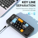 MKESPN 19-Key USB-C Wired Gaming Keyboard Macro Programmable Hot-Swappable Design with Control Knob & Joystick Scroll Wheel - Image 3