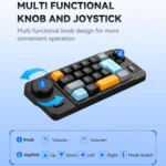 MKESPN 19-Key USB-C Wired Gaming Keyboard Macro Programmable Hot-Swappable Design with Control Knob & Joystick Scroll Wheel - Image 5
