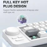 MKESPN 19-Key USB-C Wired Gaming Keyboard Macro Programmable Hot-Swappable Design with Control Knob & Joystick Scroll Wheel - Image 6